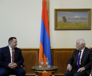 Նախագահ Վահագն Խաչատուրյանը հանդիպում է ունեցել ԵՊՀ ռեկտոր Հովհաննես Հովհաննիսյանի հետ