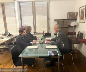 Artsakh Parliament Speaker in Paris
