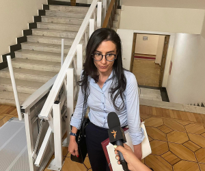 Анна Вардапетян прибыла на закрытую встречу с депутатами фракции "Гражданский договор"