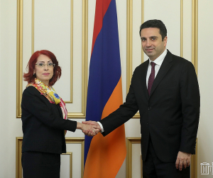Armenian Parliamentary Speaker, New Syrian Ambassador Meet in Yerevan
