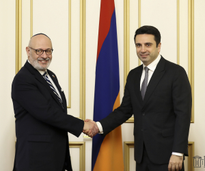 Armenian Parliamentary Speaker, New Israeli Ambassador Meet in Yerevan