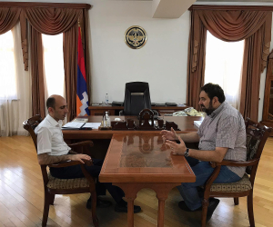 Արտակ Բեգլարյանը մշակութային ոլորտում համագործակցության հարցեր է քննարկել Զաքար Քեշիշյանի հետ
