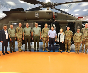 Armenian Defense Minister Tours National Guard Training Center in Kansas