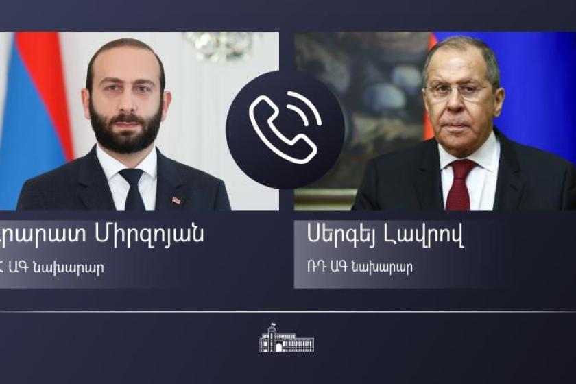 Арарат Мирзоян проинформировал Сергея Лаврова о ситуации, сложившейся в результате агрессии Азербайджана против суверенной территории Армении