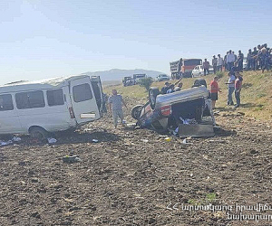 ՃՏՊ Ապարան-Քուչակ ավտոճանապարհին. կան տուժածներ