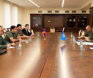 Սուրեն Պապիկյանն ընդունել է ՀԱՊԿ Միացյալ շտաբի պետ Անատոլի Սիդորովին