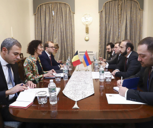 Armenian, Belgian Former Ministers Meet in New York