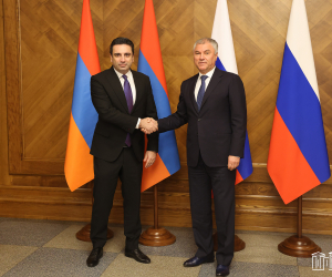 Armenia Needs Immediate Security Solutions, Simonyan Tells Russian Duma Chairman