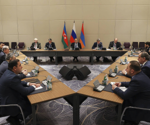 Встреча министров иностранных дел Армении, России и Азербайджана в Астане