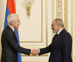 Վարչապետն ընդունել է Ինտերպոլի գլխավոր քարտուղար Յուրգեն Շտոքին