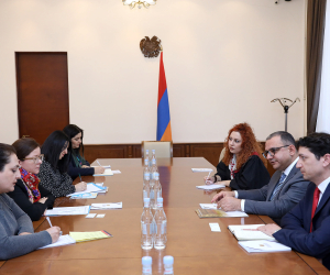 Տիգրան Խաչատրյանը ՅՈՒՆԻՍԵՖ-ի գործընկերների հետ քննարկել է երեխաներին ուղղված հանրային միջոցներին առնչվող հարցեր