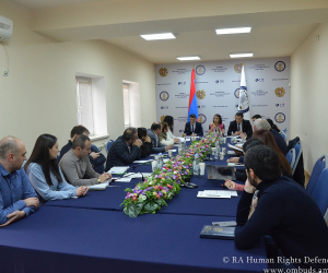 Տեղի է ունեցել ՄԻՊ-ին առընթեր Զինված ուժերում մարդու իրավունքների պաշտպանության հարցերով փորձագիտական խորհրդի նիստ