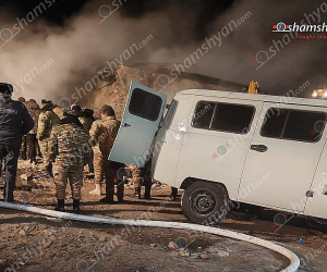 Fifteen Armenian Soldiers Die in Fire