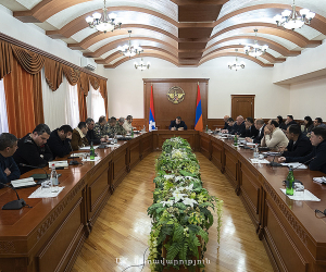Օպերատիվ շտաբի նիստում ներկայացվել է պարենային ապրանքների, վառելիքի շուկաներում տիրող իրավիճակը