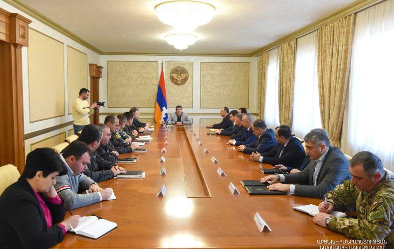 Արայիկ Հարությունյանն իրավապահներին հանձնարարել է կանխել ներքին պառակտիչ գործողություններն Արցախում