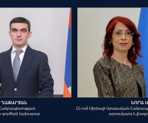 Արցախի արտգործնախարար Սերգեյ Ղազարյանը ցավակցական նամակ է ուղարկել Հայաստանում Սիրիայի դեսպանին