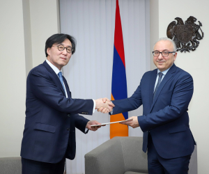 Կորեայի Հանրապետության նորանշանակ դեսպանն իր հավատարմագրերի պատճենն է հանձնել ԱԳ փոխնախարարին
