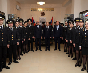 Տեղի է ունեցել նորանշանակ հարկադիր կատարողների երդման և ծառայողական վկայականների հանձնման արարողություն