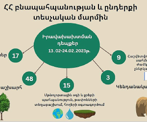 Բնապահպանության և ընդերքի տեսչական մարմինն արձանագրել է իրավախախտման 75 դեպք