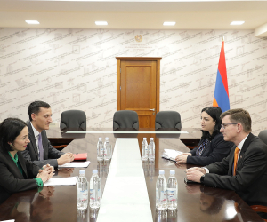 Ժաննա Անդրեասյանն ընդունել է ՀՀ-ում Նիդերլանդների Թագավորության դեսպան Նիկոլաս Յակոբ Սխերմերսին