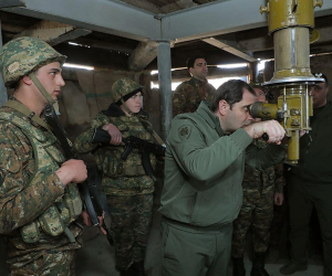 Պաշտպանության նախարարն այցելել է հարավարևմտյան սահմանագոտի