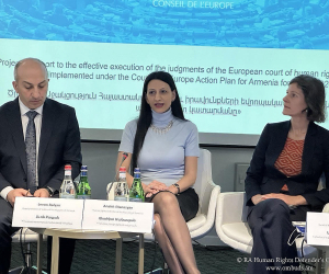 ՄԻՊ-ը ԵԽ «Աջակցություն Հայաստանում ՄԻԵԴ-ի վճիռների արդյունավետ կատարմանը» ծրագրի մեկնարկին հանդես է եկել բացման խոսքով