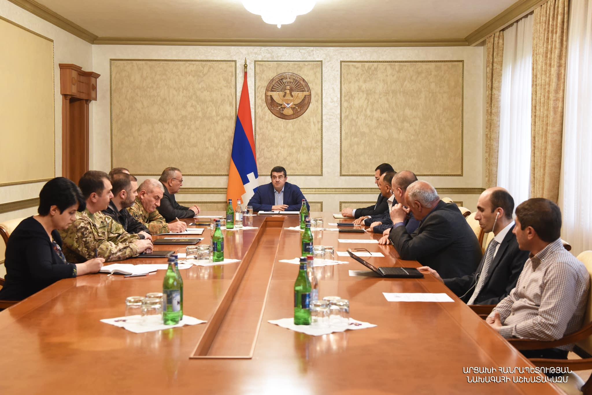 Президент Республики Арцах созвал заседание Совета безопасности