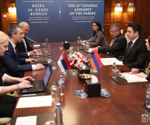 Ալեն Սիմոնյանն Անկարայում հանդիպել է Սերբիայի խորհրդարանի նախագահին