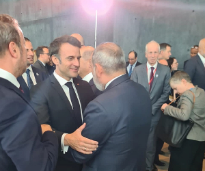 Pashinyan Briefly Meets with Macron, Scholz