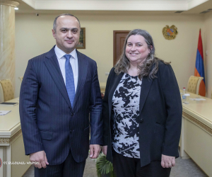 ՔԿ նախագահի տեղակալը և ՀՀ-ում ԱՄՆ հյուպատոսը քննարկել են գործակցության արդյունավետության բարձրացման հնարավորությունները