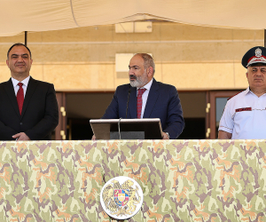 Փաշինյանը մասնակցել է Ոստիկանության զորքերի կազմավորման 31-րդ տարեդարձի միջոցառմանը