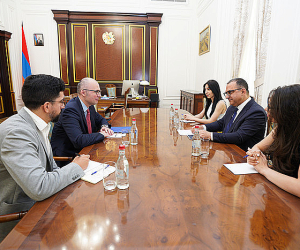 Փոխվարչապետ Տիգրան Խաչատրյանն ընդունել է ԵՆԲ Հարավային Կովկասի տարածաշրջանային ներկայացուցչության ղեկավարին