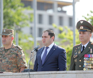 Սուրեն Պապիկյանը մասնակցել է ռազմական համալսարանի կազմավորման 29-րդ տարեդարձի արարողությանը
