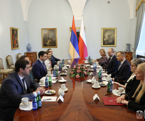 Լեհաստանի նախագահն ընդունել է Ալեն Սիմոնյանի գլխավորած պատվիրակությանը