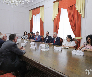Ռուբեն Ռուբինյանը հանդիպել է ԵԽ բարձրաստիճան պաշտոնյաների հետ