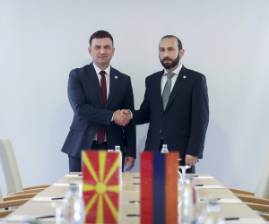 Հանդիպել են Հայաստանի և Հյուսիսային Մակեդոնիայի ԱԳ նախարարները