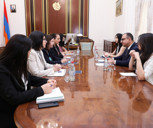 Փոխվարչապետ Տիգրան Խաչատրյանն ընդունել է ՄԱԿ-ի մանկական հիմնադրամի ներկայացուցչին