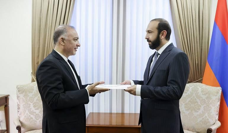 Armenian Foreign Minister, New Iranian Ambassador Meet