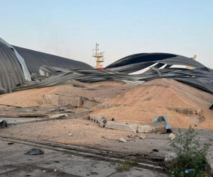 Ռուսական զորքերը դարձյալ հարվածել են Օդեսայի մարզին. ավերվել է հացահատկի շտեմարանը