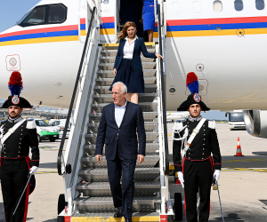 Armenian President In Italy