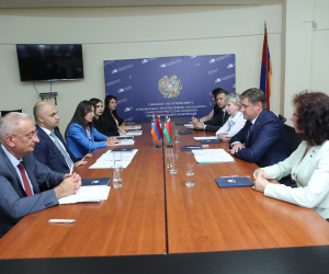 ՄՊՀ նախագահ Գեղամ Գևորգյանը հյուրընկալել է Բելառուսի հակամենաշնորհային կարգավորման և առևտրի նախարարին