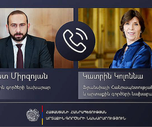 Միրզոյանը Ֆրանսիայի ԱԳ նախարարի հետ քննարկել է Արցախում հումանիտար ճգնաժամը