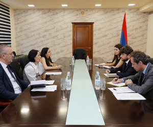 Նախարար Ժաննա Անդրեասյանն ընդունել է ՀՀ-ում Ֆրանսիայի նորանշանակ դեսպանին