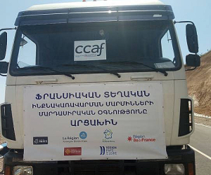 Ֆրանսիացի քաղաքական գործիչները կուղեկցեն Արցախի համար նախատեսված մարդասիրական բեռը