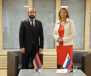 Հանդիպել են Հայաստանի և Սլովենիայի ԱԳ նախարարները
