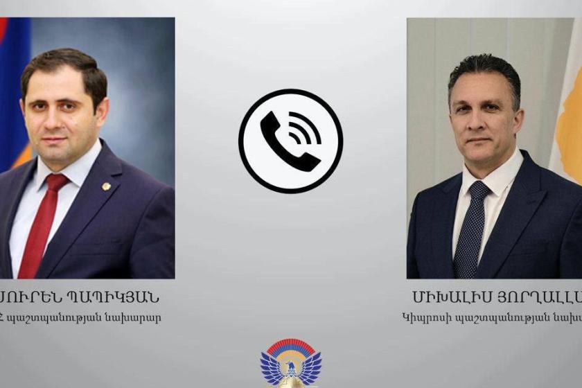 Armenian, Cypriot Defense Ministers Discuss Regional Security