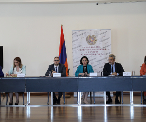 Նախարար Ժաննա Անդրեասյանը հանդիպել է մշակութային ՊՈԱԿ-ների ղեկավարների հետ
