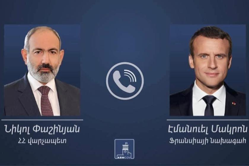 Նիկոլ Փաշինյանը հեռախոսազրույց է ունեցել Ֆրանսիայի նախագահ Էմանուել Մակրոնի հետ