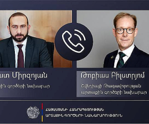 Արարատ Միրզոյանը հեռախոսազրույց է ունեցել Շվեդիայի արտգործնախարարի հետ