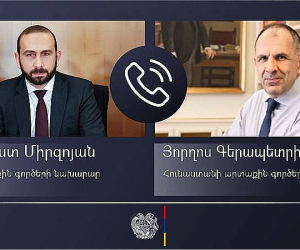Միրզոյանը Հունաստանի ԱԳ նախարարին է ներկայացրել ԼՂ հայության բռնի տեղահանման հետևանքով առաջացած հումանիտար խնդիրները